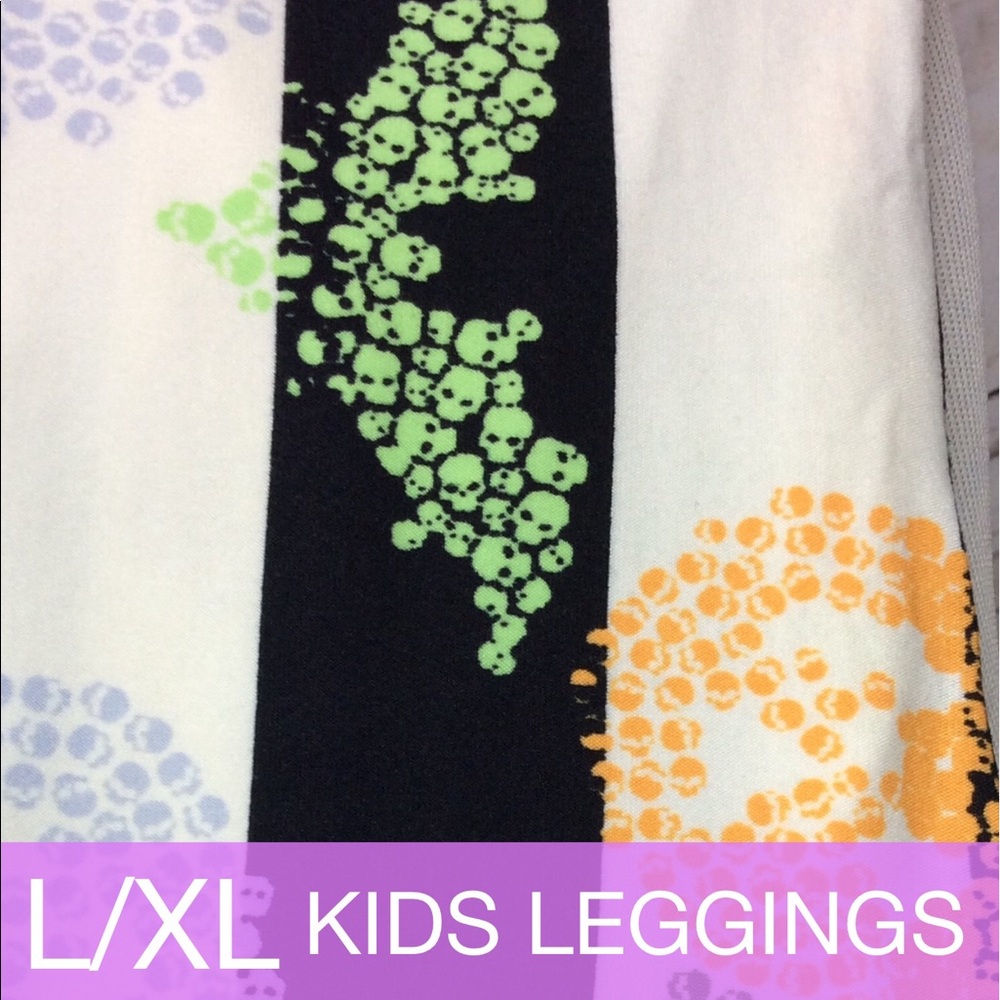 LuLaRoe Kids L/XL Halloween Leggings NWT
